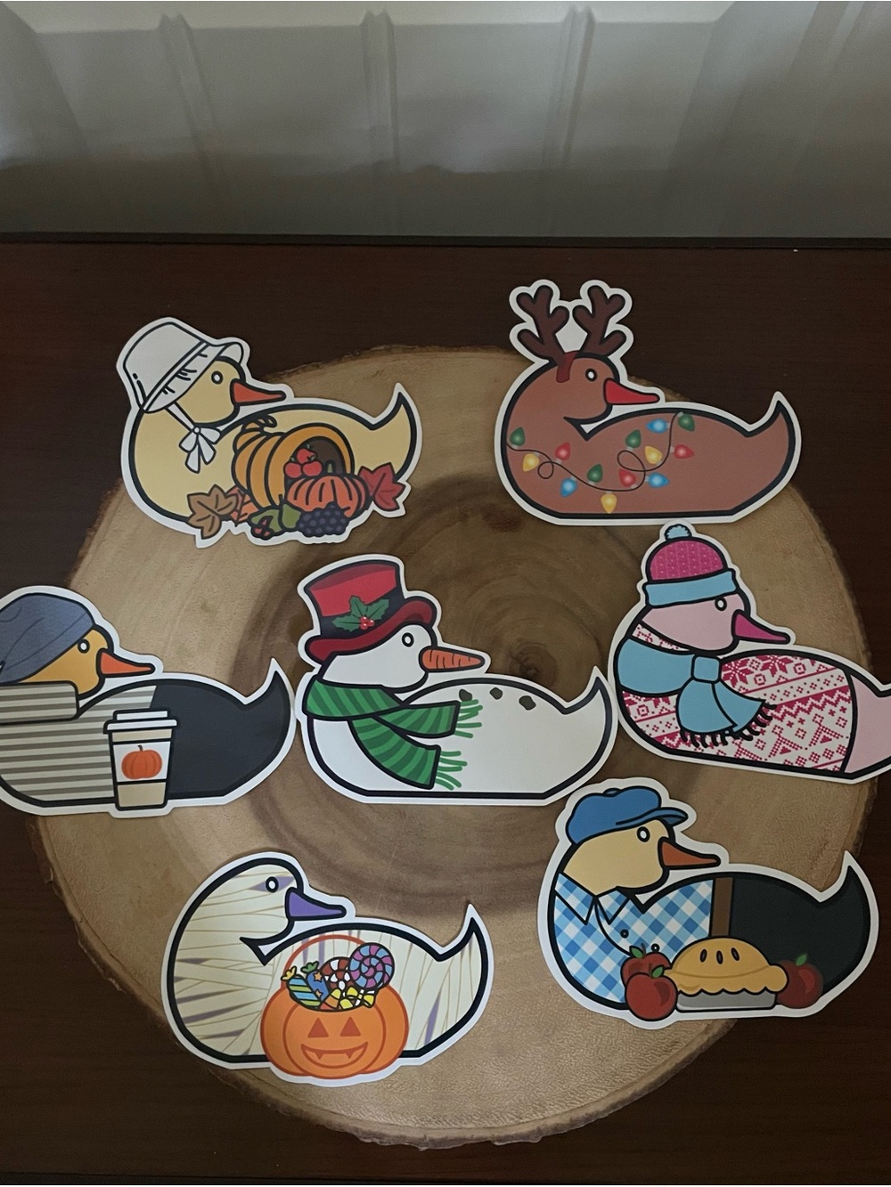 Dooney and Bourke seasonal duck sticker bundle